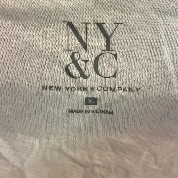 New York & Company Sheer Puff-Sleeve Top - Picture 4 of 5